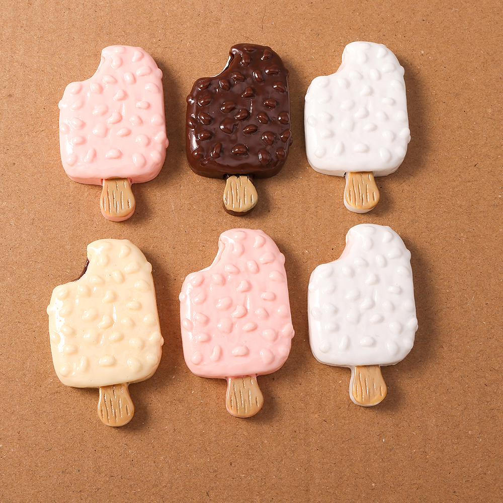 4pcs Simulation Food Ice Cream - Craft Embellishment reseña y precio