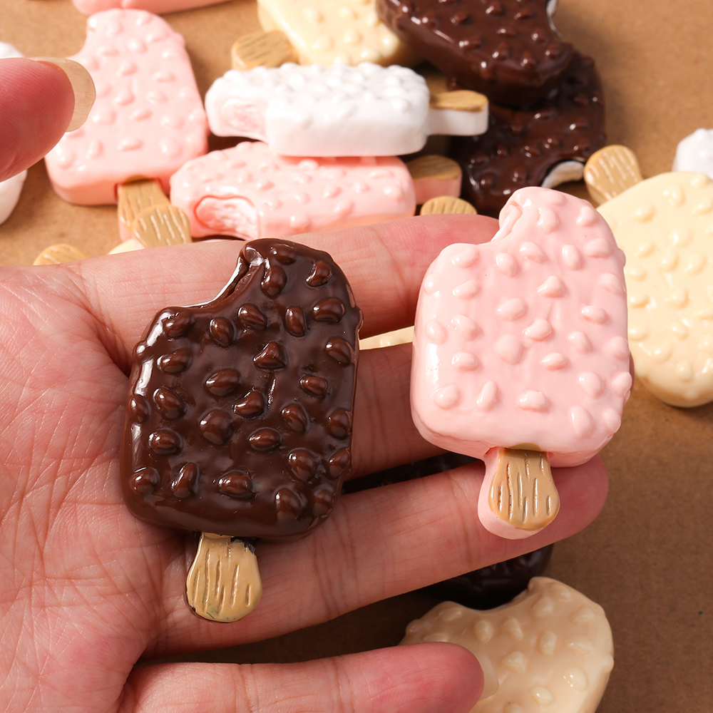 4pcs Simulation Food Ice Cream - Craft Embellishment reseña y precio