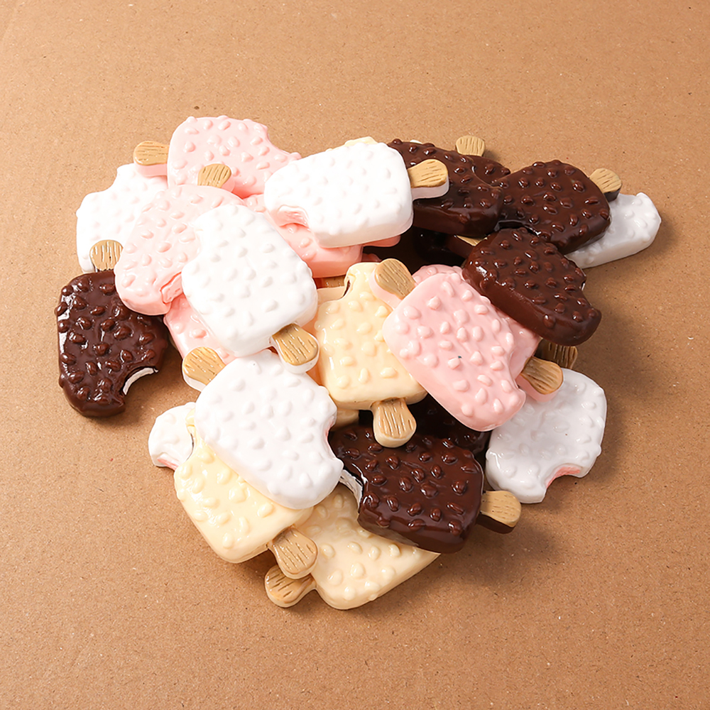 4pcs Simulation Food Ice Cream - Craft Embellishment reseña y precio