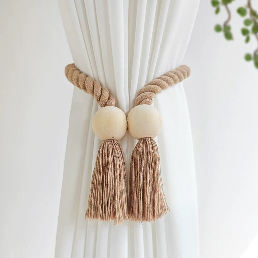 1PC Simple Fringe Beaded Curta - Beaded Trim Fringe reseña y precio