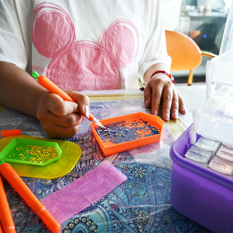 Diamond Embroidery Tools Carro - Embroidery Embellishments reseña y precio
