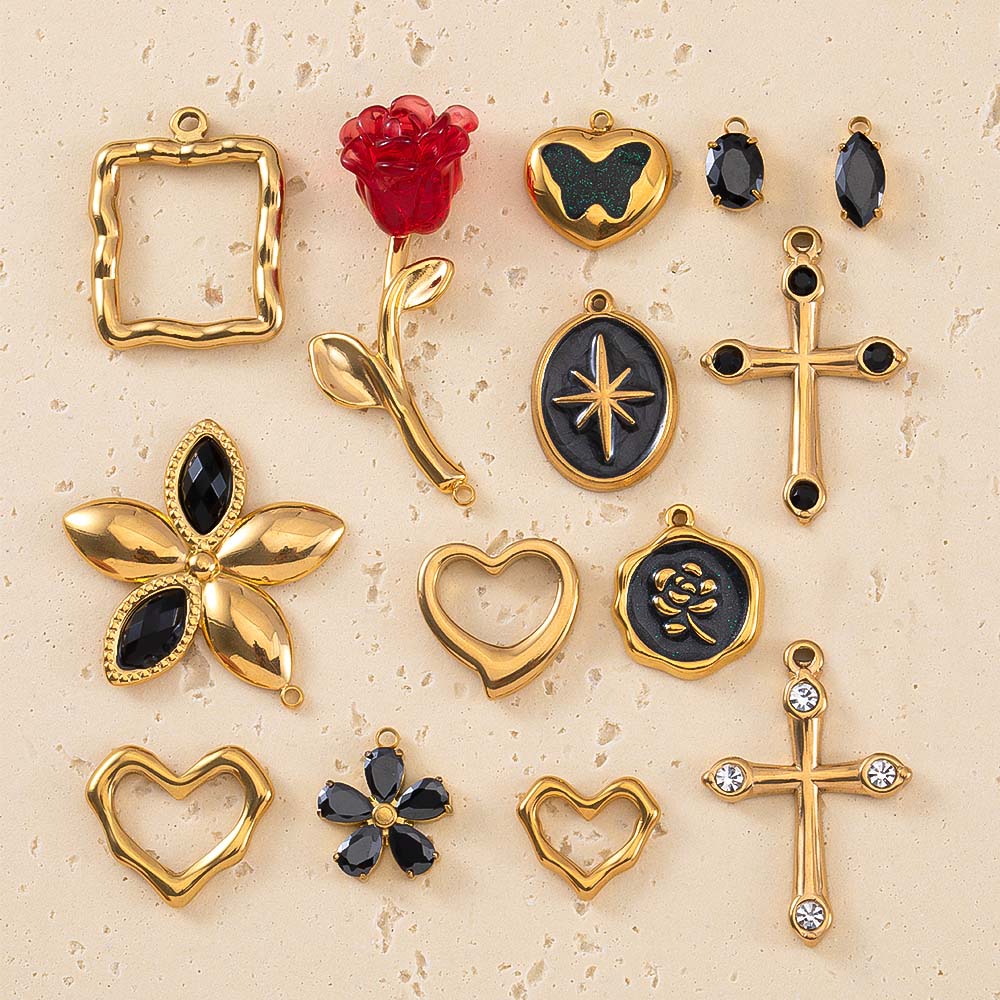 2pcs Stainless Steel Flower Cr - Embellishment Crafts reseña y precio