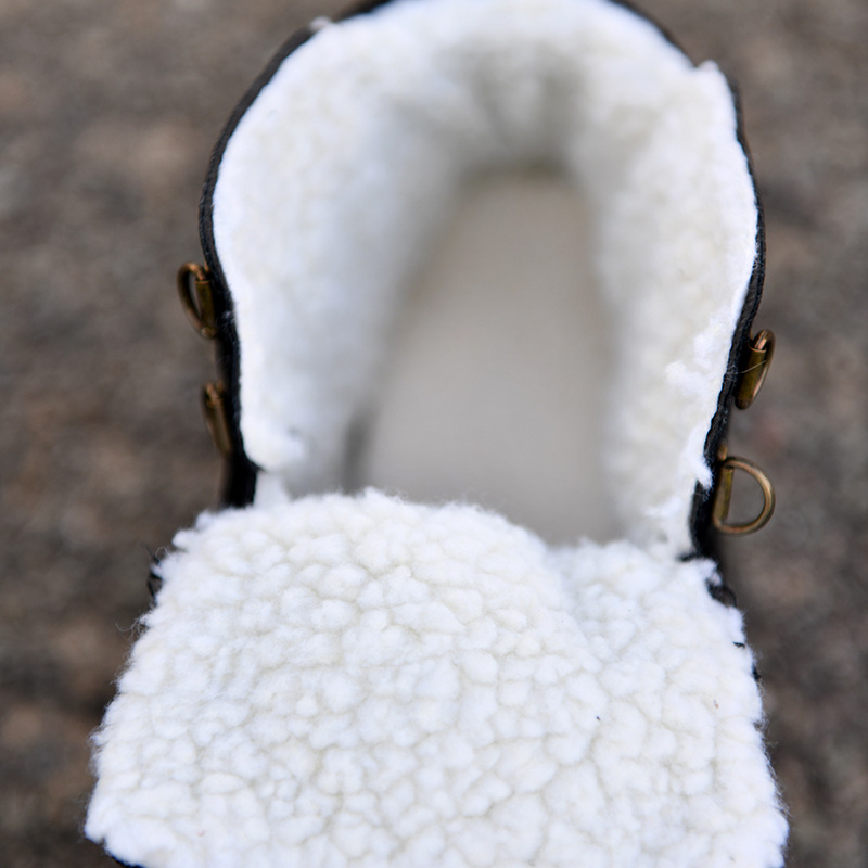 Warm Boots for Men Snow Boots  - Guipure Lace Panel reseña y precio