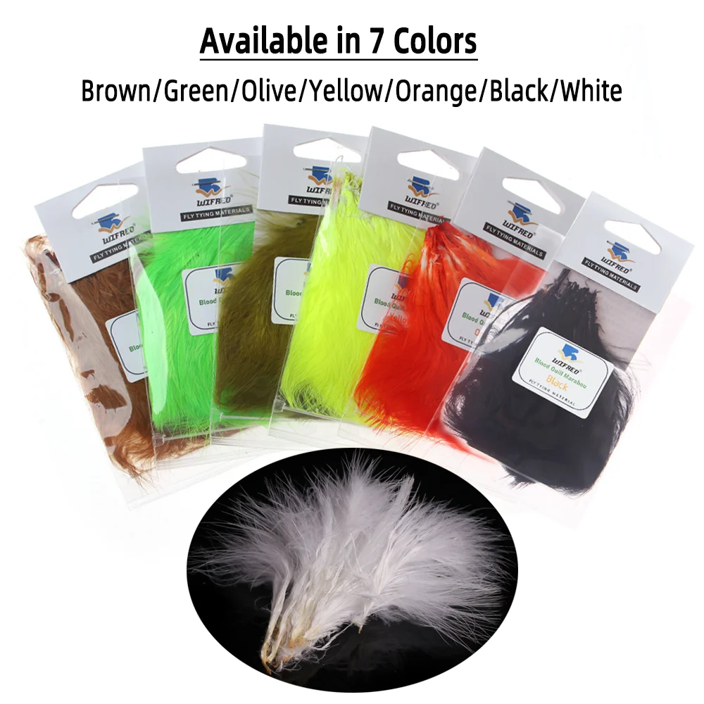 Wifreo 2packs Blood Quill Mara - Feather Trim Marabou reseña y precio