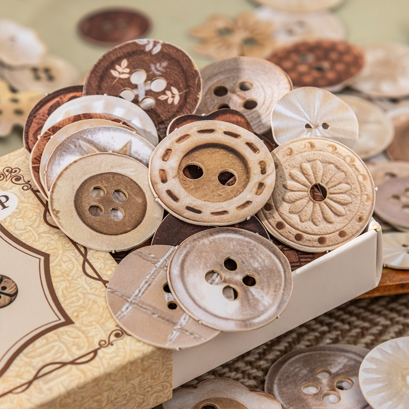 JIANQI 100 Sheets Button shape - Embellishments For Scrapbooking reseña y precio