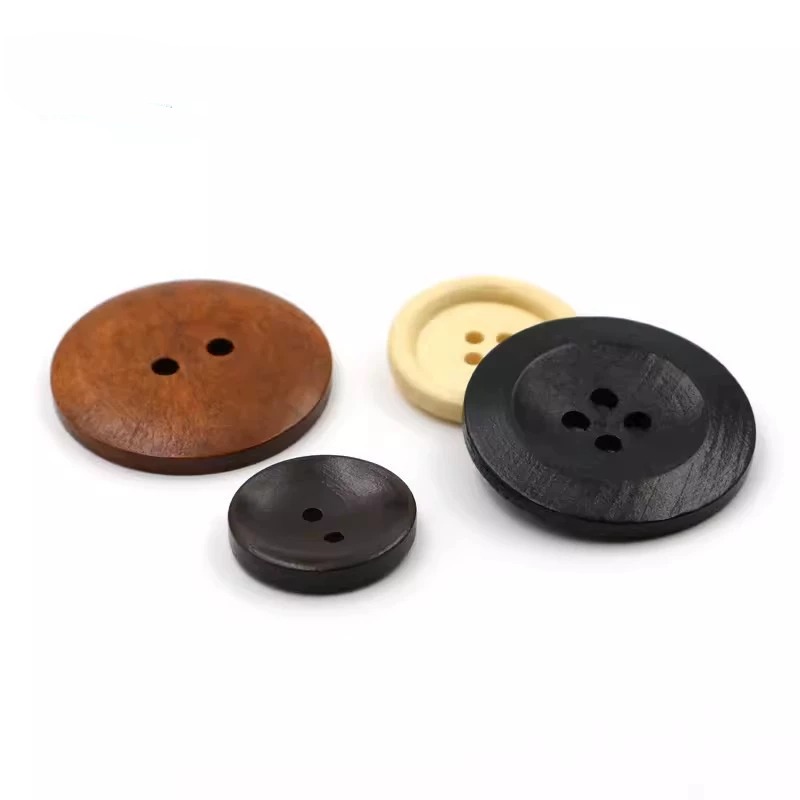 10pcs 18mm Round Wooden Button - Embellishments For Scrapbooking reseña y precio