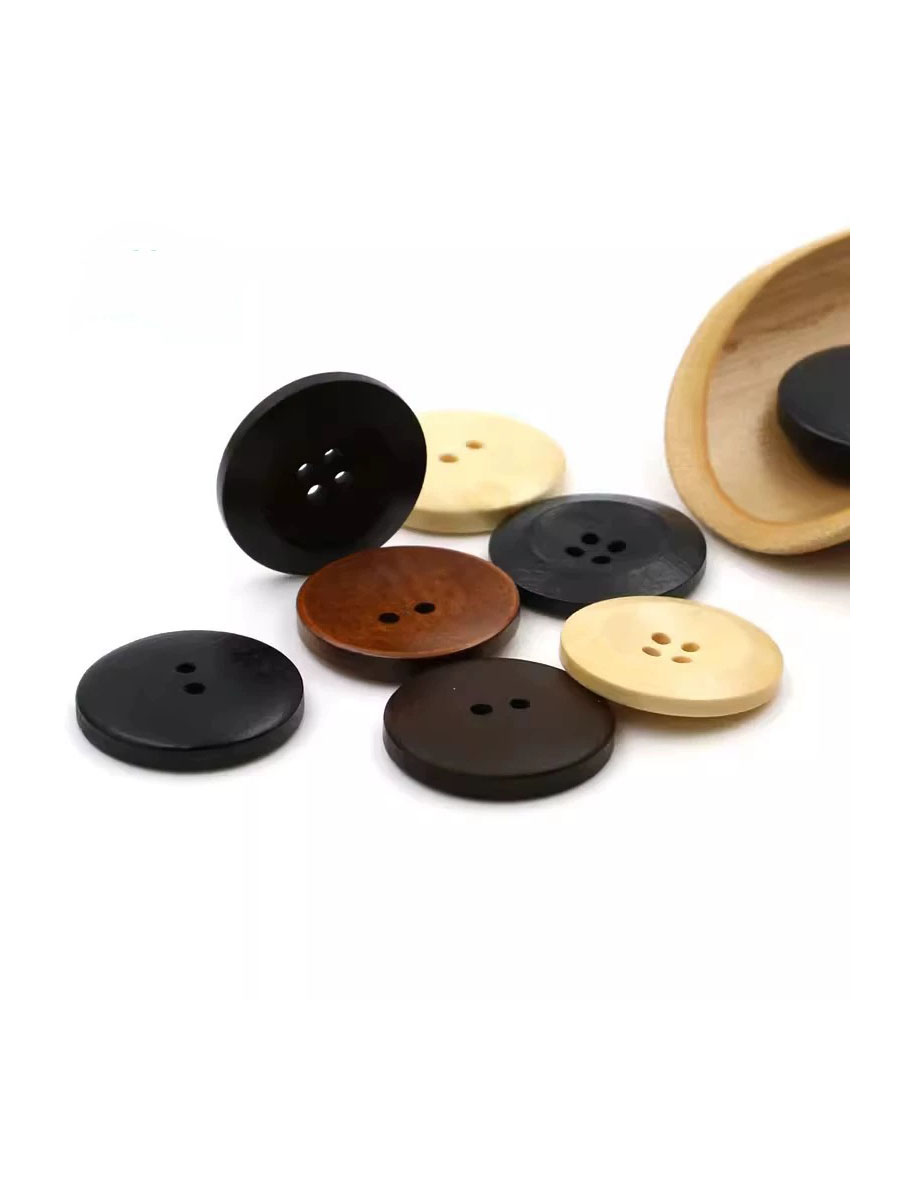 10pcs 18mm Round Wooden Button - Embellishments For Scrapbooking reseña y precio