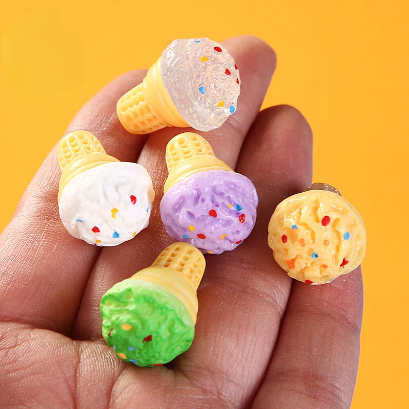 10pcs 3D Kawaii Mini Resin Ice - Christmas Craft Embellishment reseña y precio