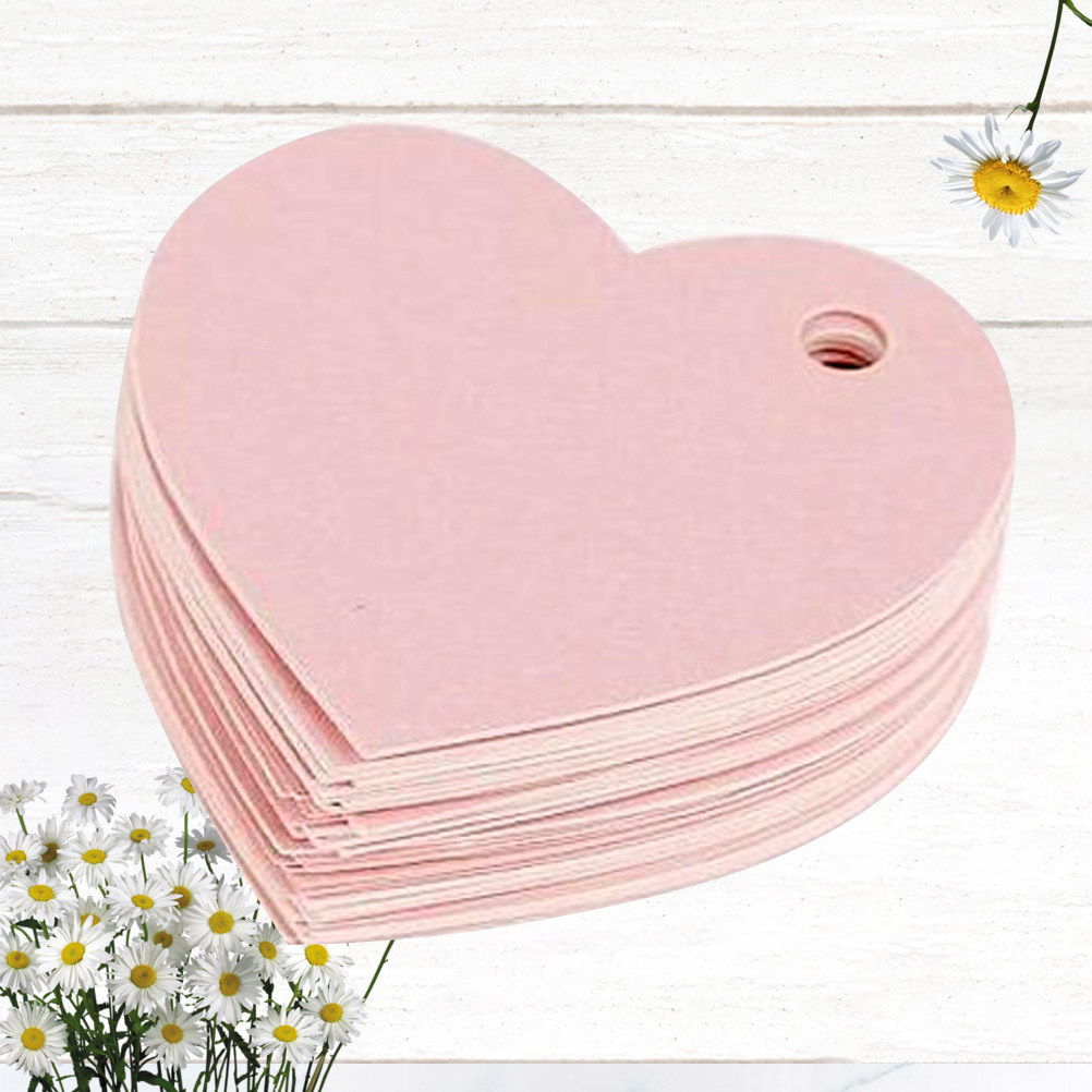50Pcs Pink Heart-Shaped Paper  - Embellish Craft reseña y precio