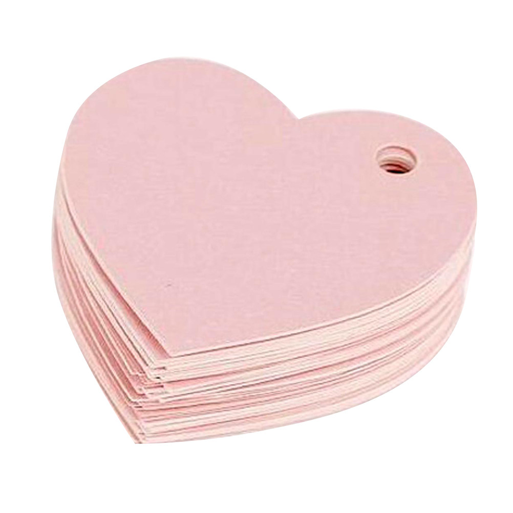 50Pcs Pink Heart-Shaped Paper  - Embellish Craft reseña y precio
