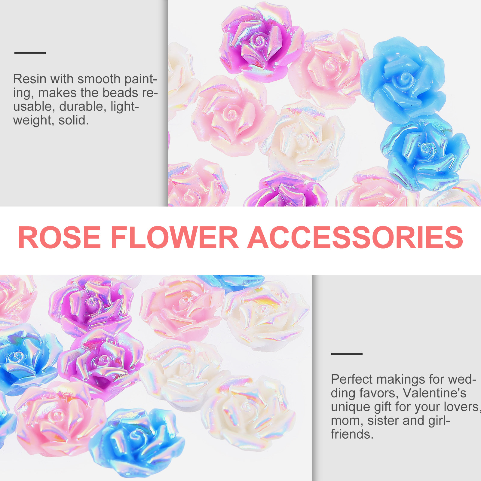 20Pcs Rose Flower Phone Case A - Embellish Craft reseña y precio