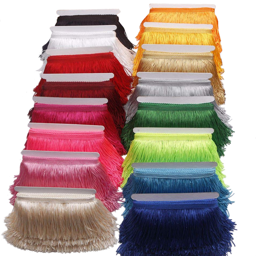 10 Yards 15cm Long Tassel Frin - Beaded Trim Fringe reseña y precio