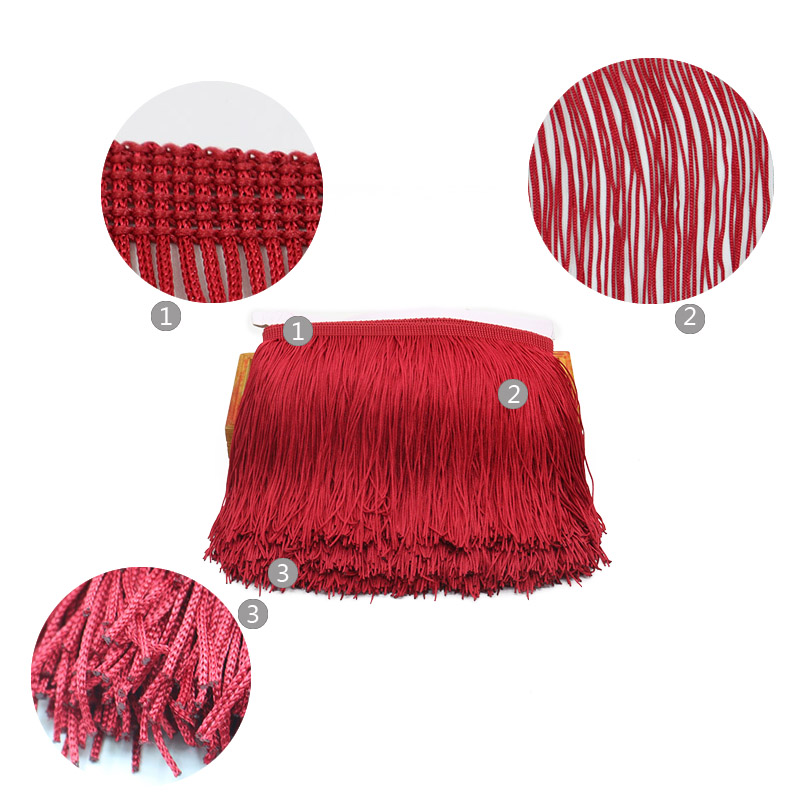 10 Yards 15cm Long Tassel Frin - Beaded Trim Fringe reseña y precio