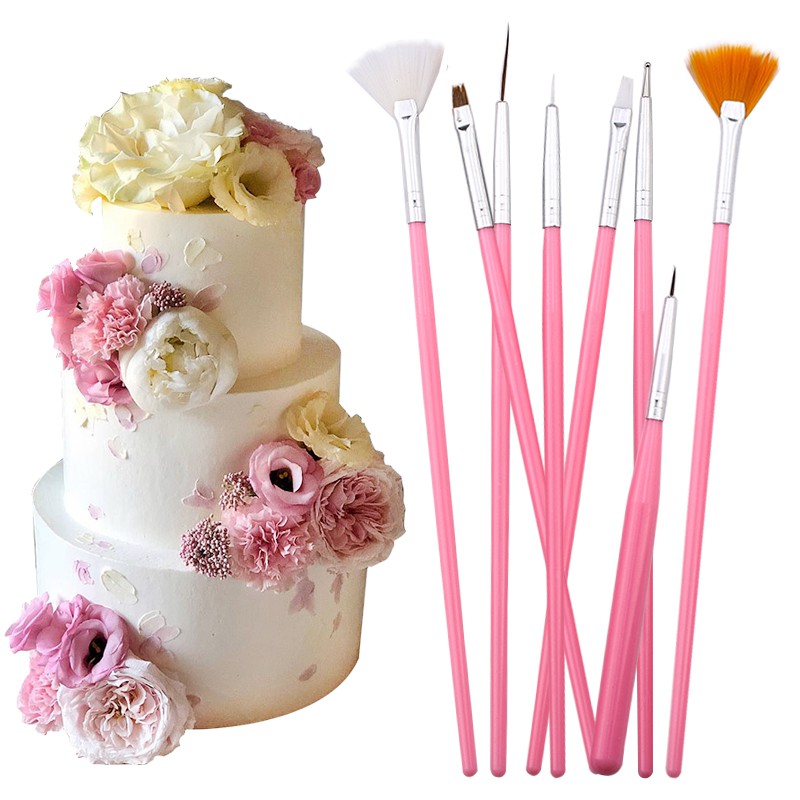 15Pcs/Set Sugar Craft Brush Fo - Embellishment Crafts reseña y precio