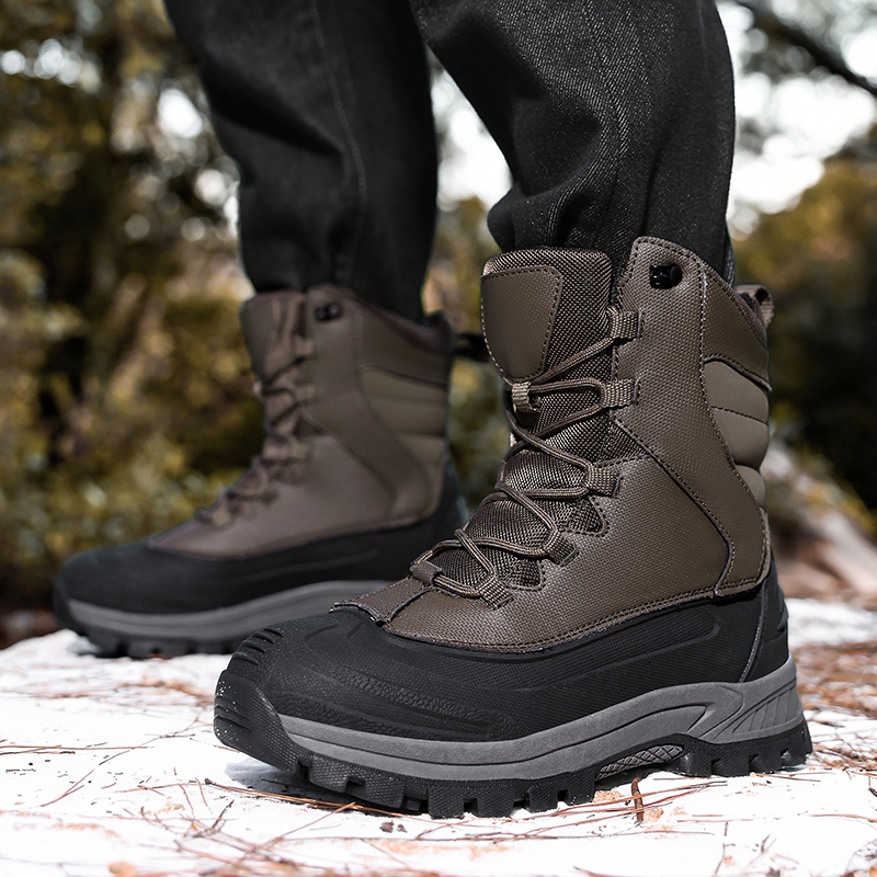 Men's Non-Slip Warm Hiking Sho - Guipure Lace Panel reseña y precio
