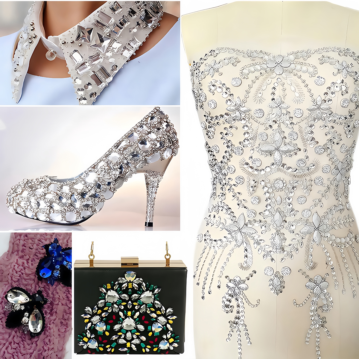 S Shape Sew On Rhinestone Crys - Sew On Rhinestone reseña y precio