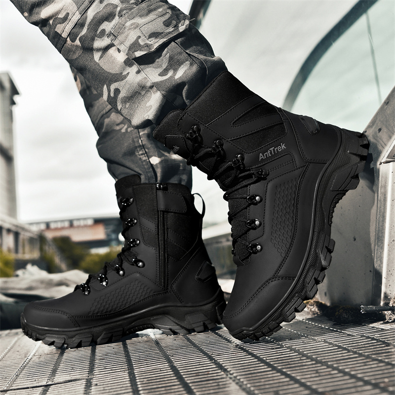 New Men Tactical Boots Hunting - Guipure Lace Panel reseña y precio