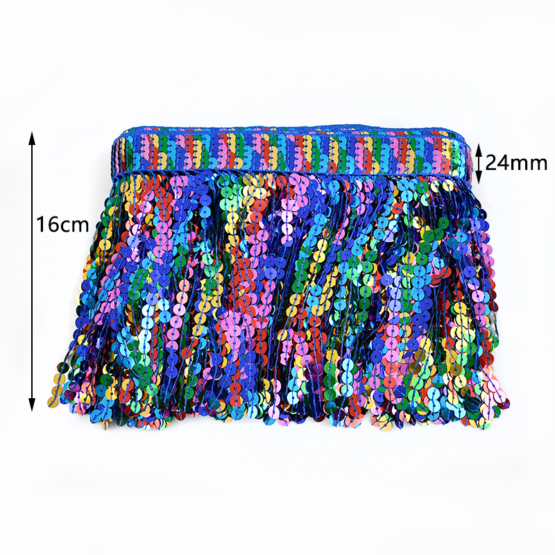 5/10Yards Sequin Fringe Tassel - Beaded Trim Fringe reseña y precio