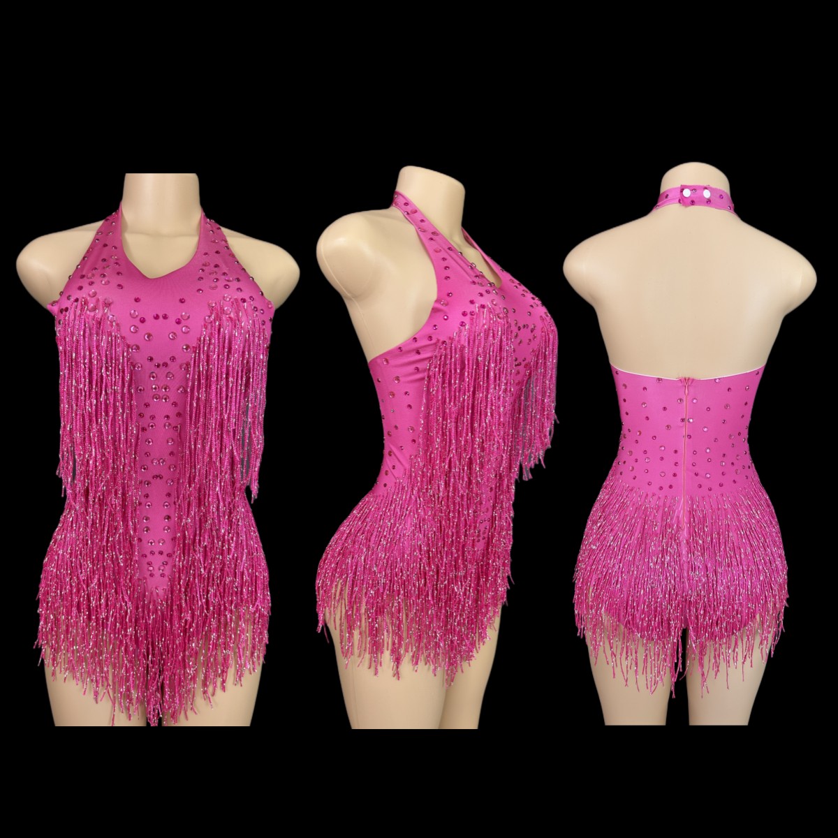 Sparkly Rhinestones Fringe Bod - Rhinestone Banding Trim reseña y precio
