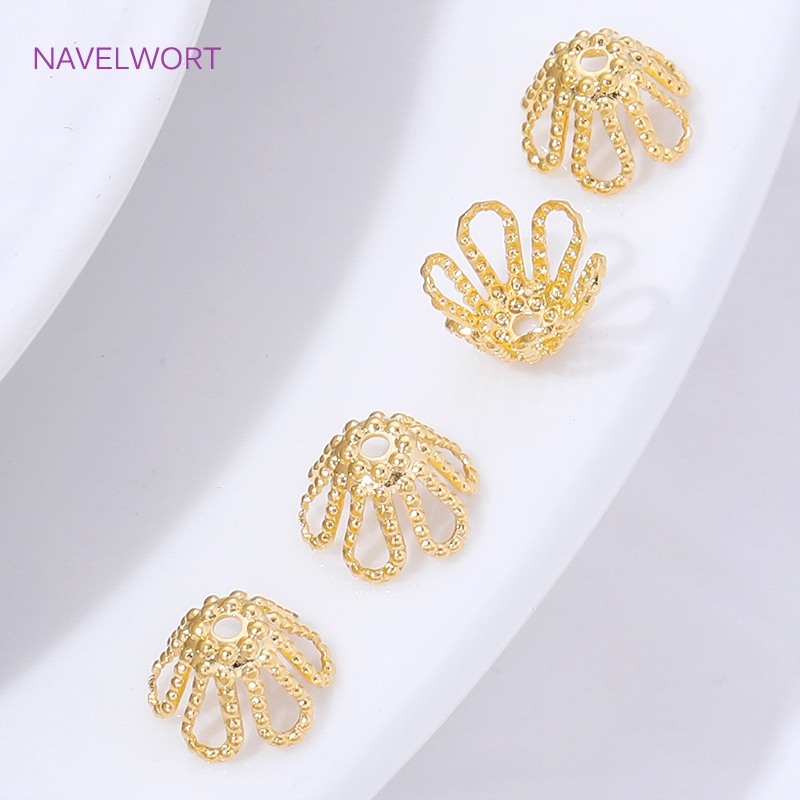 18K Gold Plated Spacer Beads C - Embellishment Crafts reseña y precio