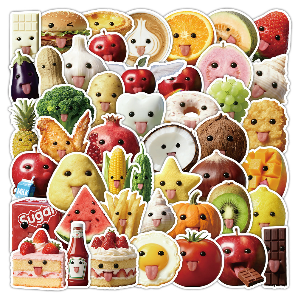 53 Pcs Abstract Art Style Food - Craft Embellishment World reseña y precio