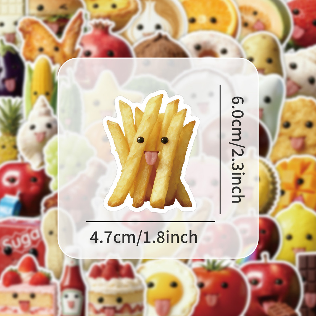 53 Pcs Abstract Art Style Food - Craft Embellishment World reseña y precio