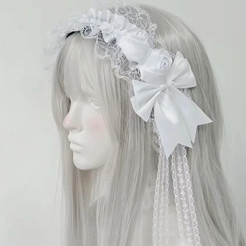 Gothic Lolita Lace Headbands f - Tassel Fringe Trim reseña y precio
