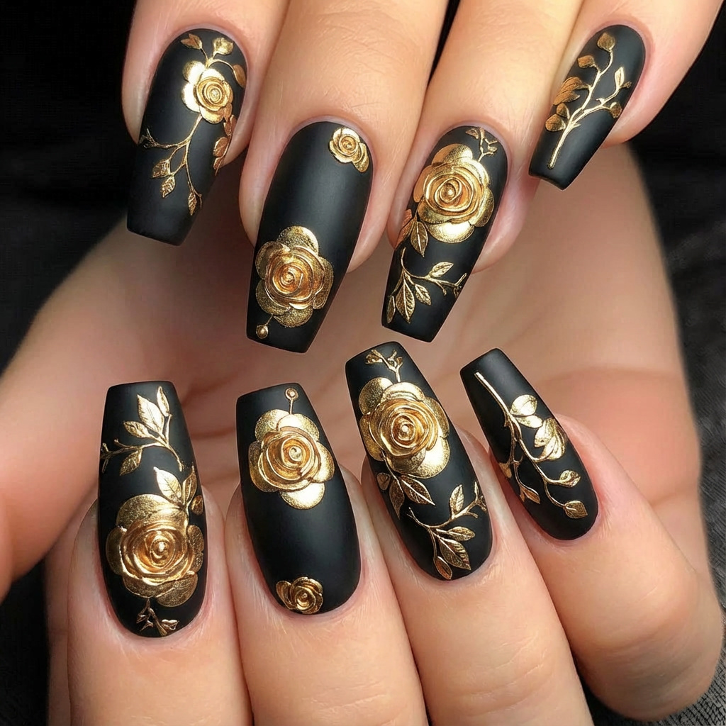 3D fake nails for women girls  - Embroidery Embellishments reseña y precio