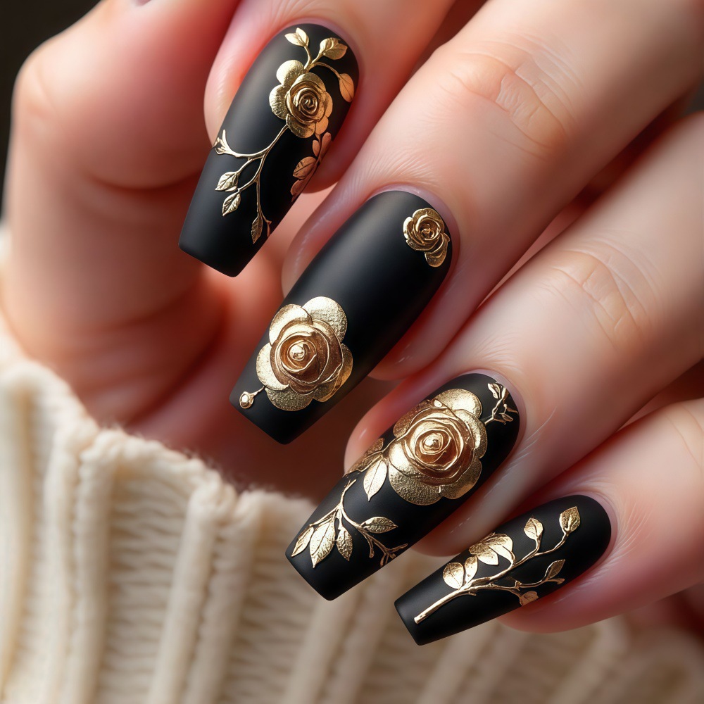 3D fake nails for women girls  - Embroidery Embellishments reseña y precio