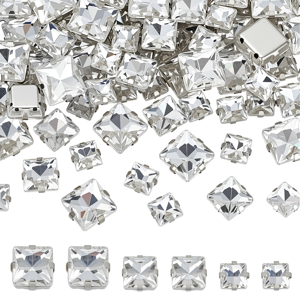 75Pcs Sew on Rhinestone Multi- - Sew On Rhinestone reseña y precio