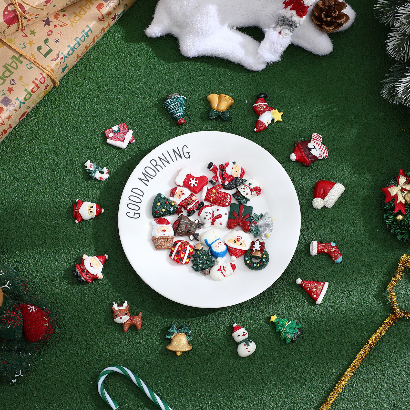 50 PCS Embellishment Christmas - Embellish Craft reseña y precio