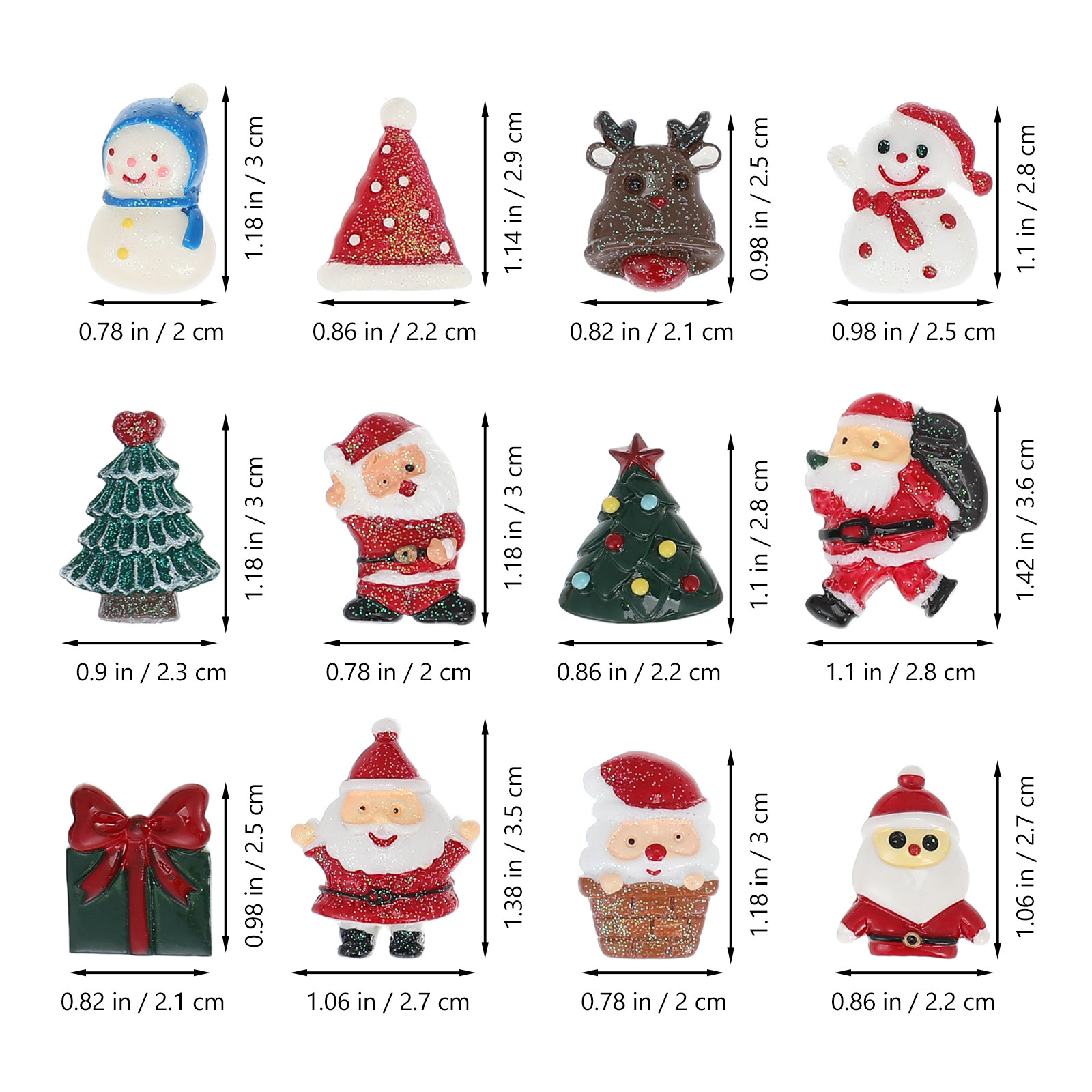 50 PCS Embellishment Christmas - Embellish Craft reseña y precio