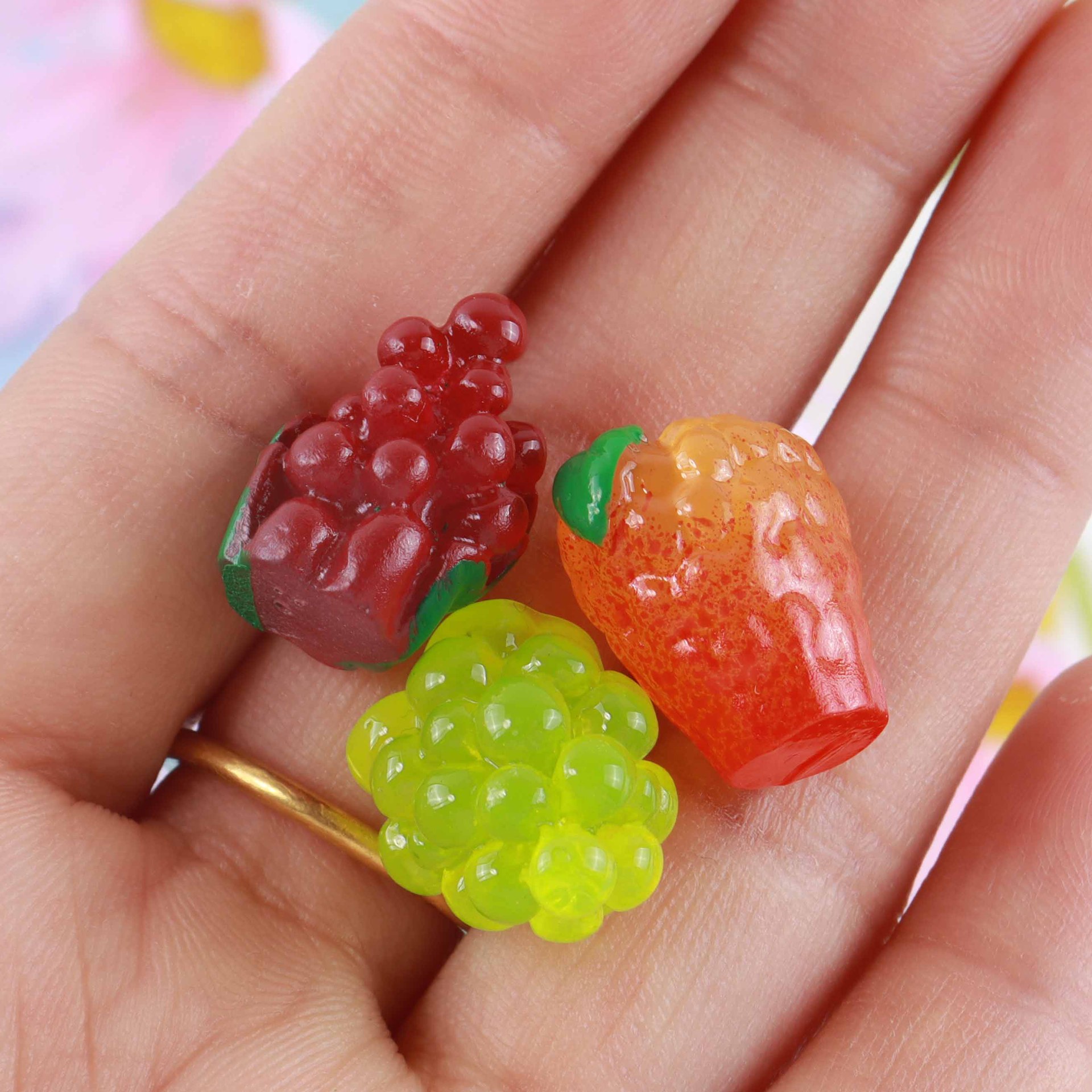 10pcs Diy Mini Resin Orange Fr - Christmas Craft Embellishment reseña y precio