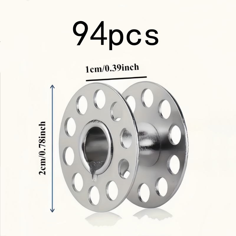 94Pcs Rustproof Metal Bobbins, - Embroidery Craft reseña y precio