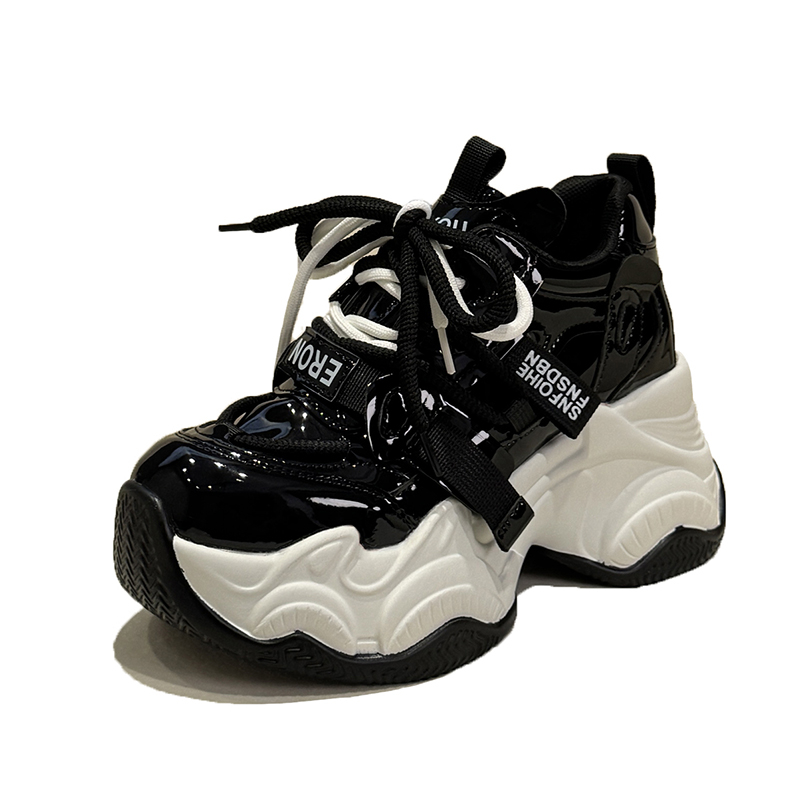 High Platform Sneakers Women 2 - Guipure Lace Panel reseña y precio