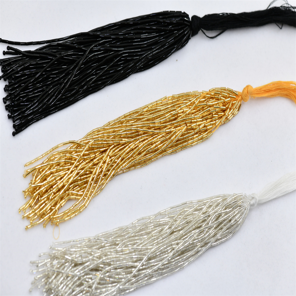 15cm wide 1 bundle gold silver - Beaded Trim Fringe reseña y precio