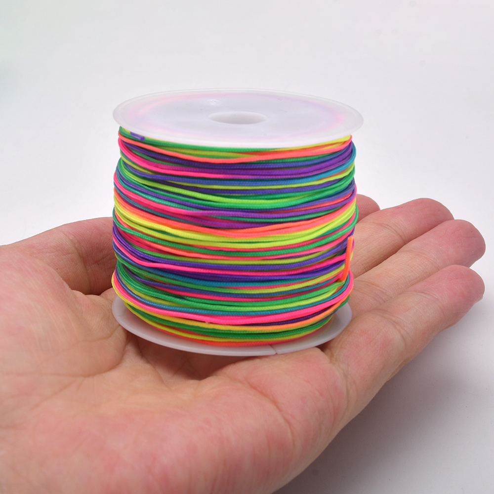 50Yds 0.8mm Crafts Nylon Cord  - Beaded Trim Fringe reseña y precio