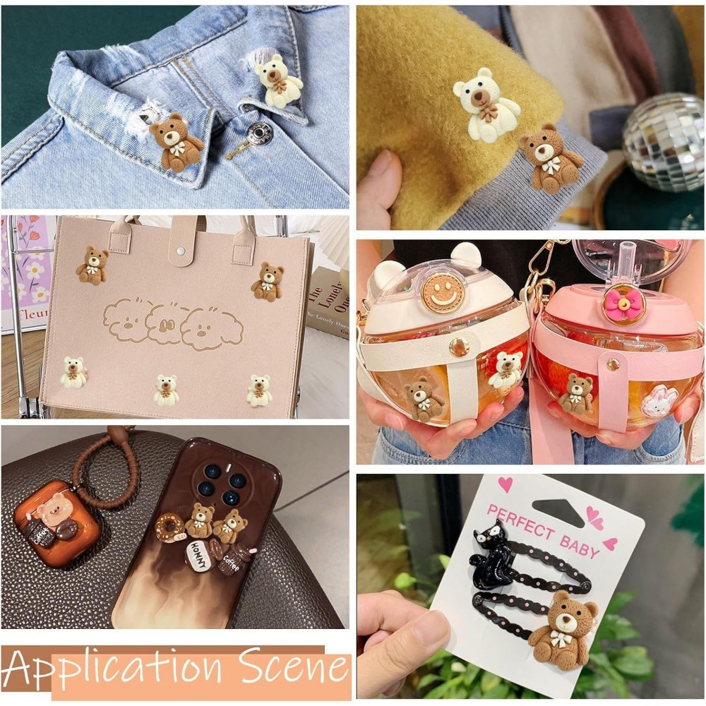 10-100pcs Cartoon Beige Coffee - Embellishments For Scrapbooking reseña y precio
