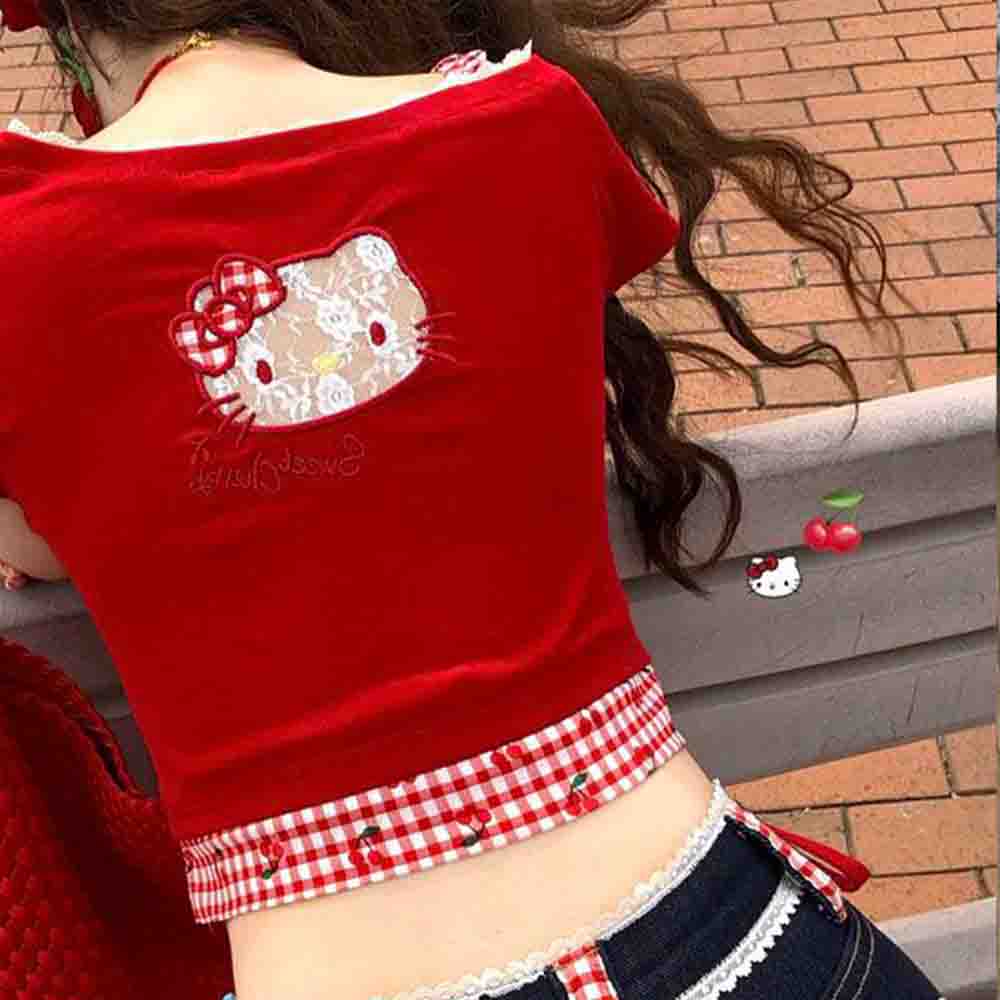 Hello Kitties Summer Women's S - Embellish Knit reseña y precio