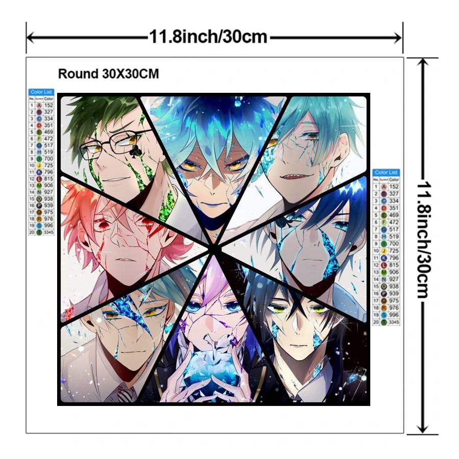 Twisted-Wonderland Anime Diamo - Embroidery Embellishments reseña y precio