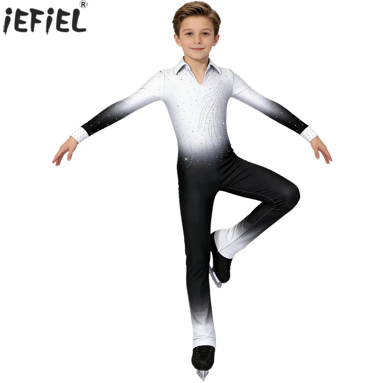 Kids Boys Figure Skating Dance - Rhinestone Banding Trim reseña y precio