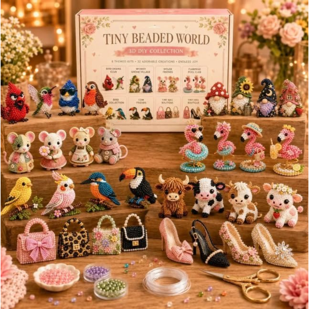 DIY 3D Creative Bead Embroider - Embroidery Craft reseña y precio