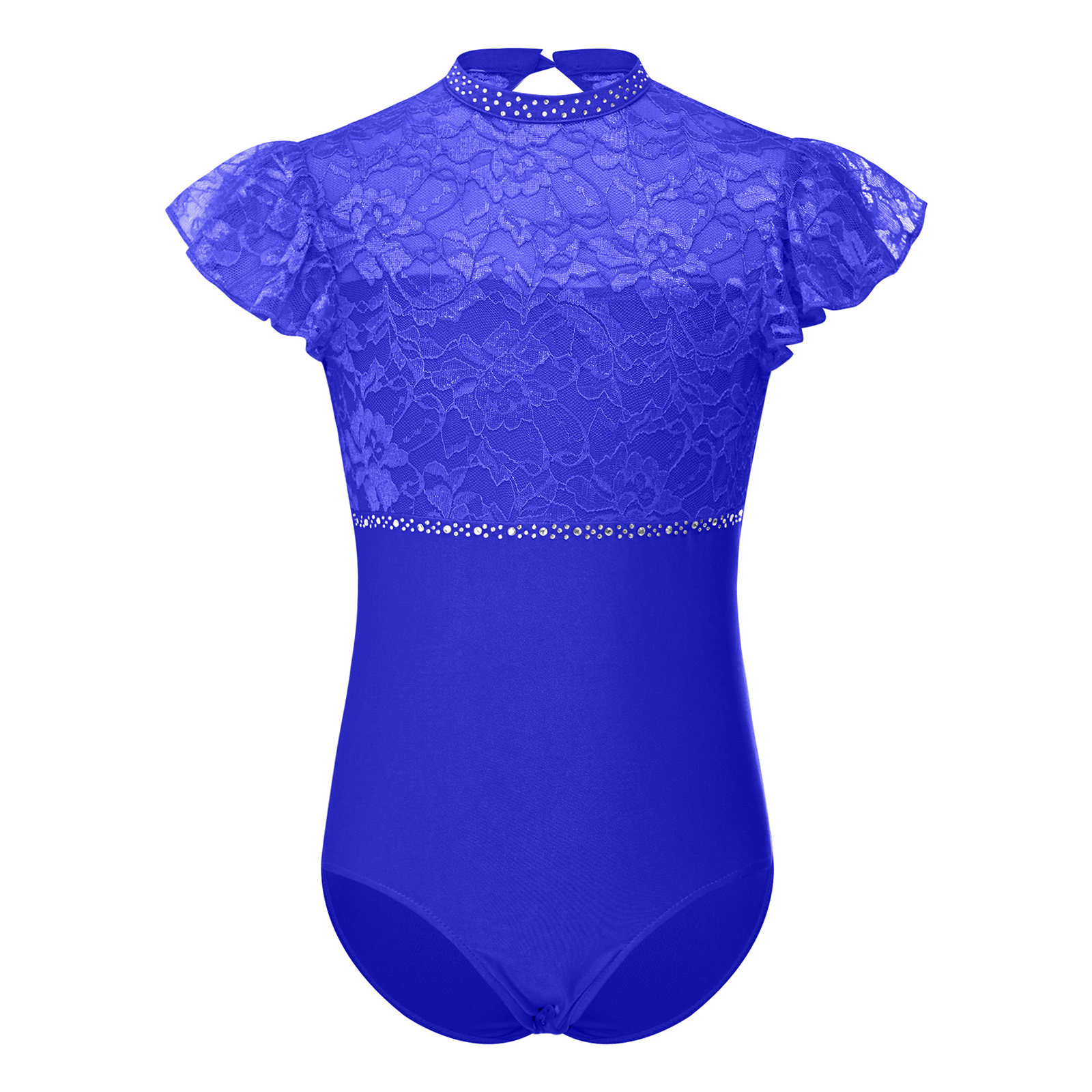 Kids Girls Ballet Dance Leotar - Rhinestone Banding Trim reseña y precio