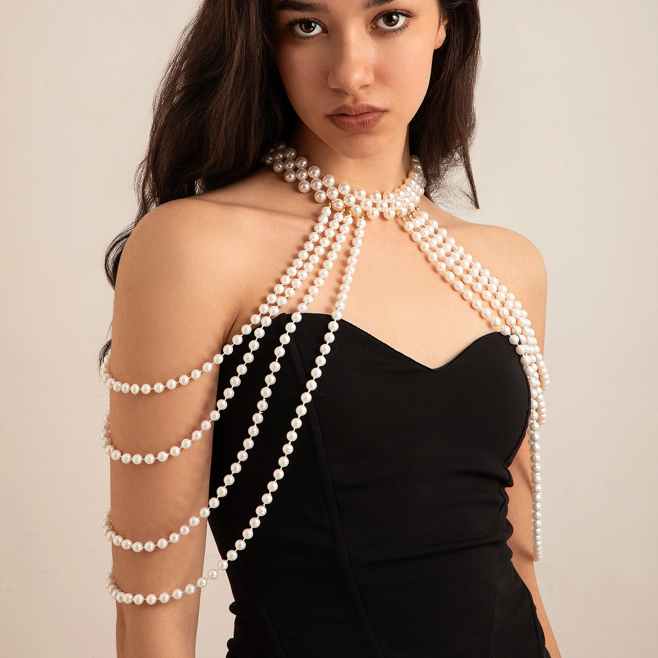 Bridal Tassel Imitation Pearl  - Pearl Trim Chain reseña y precio