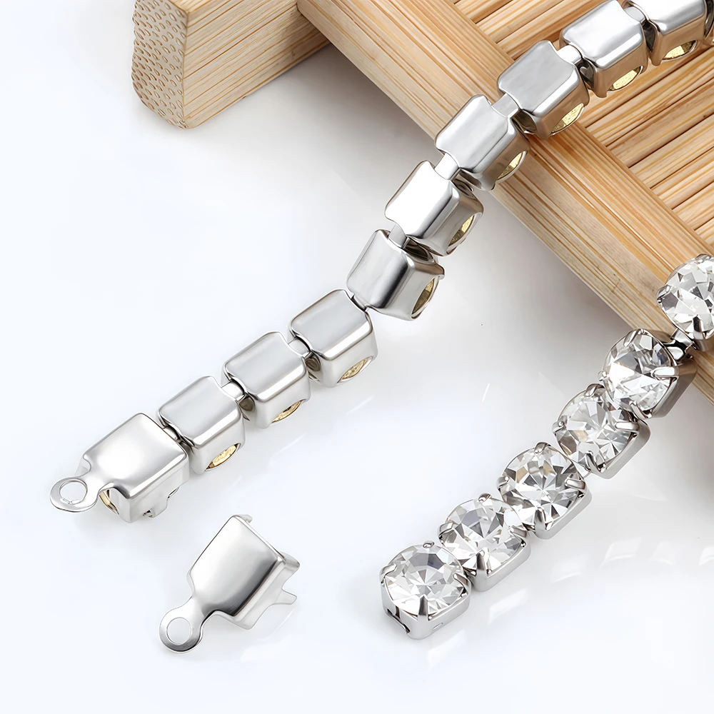 10/20Pcs Stainless Steel Gold  - Beaded Trim Fringe reseña y precio