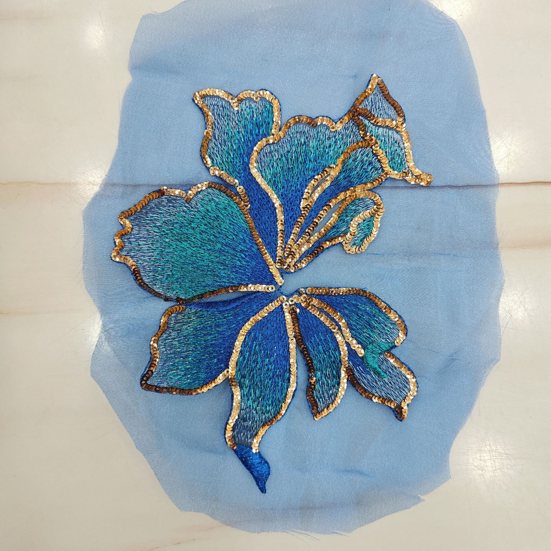 Organza Embroidery Applique Pa - Embellish Craft reseña y precio