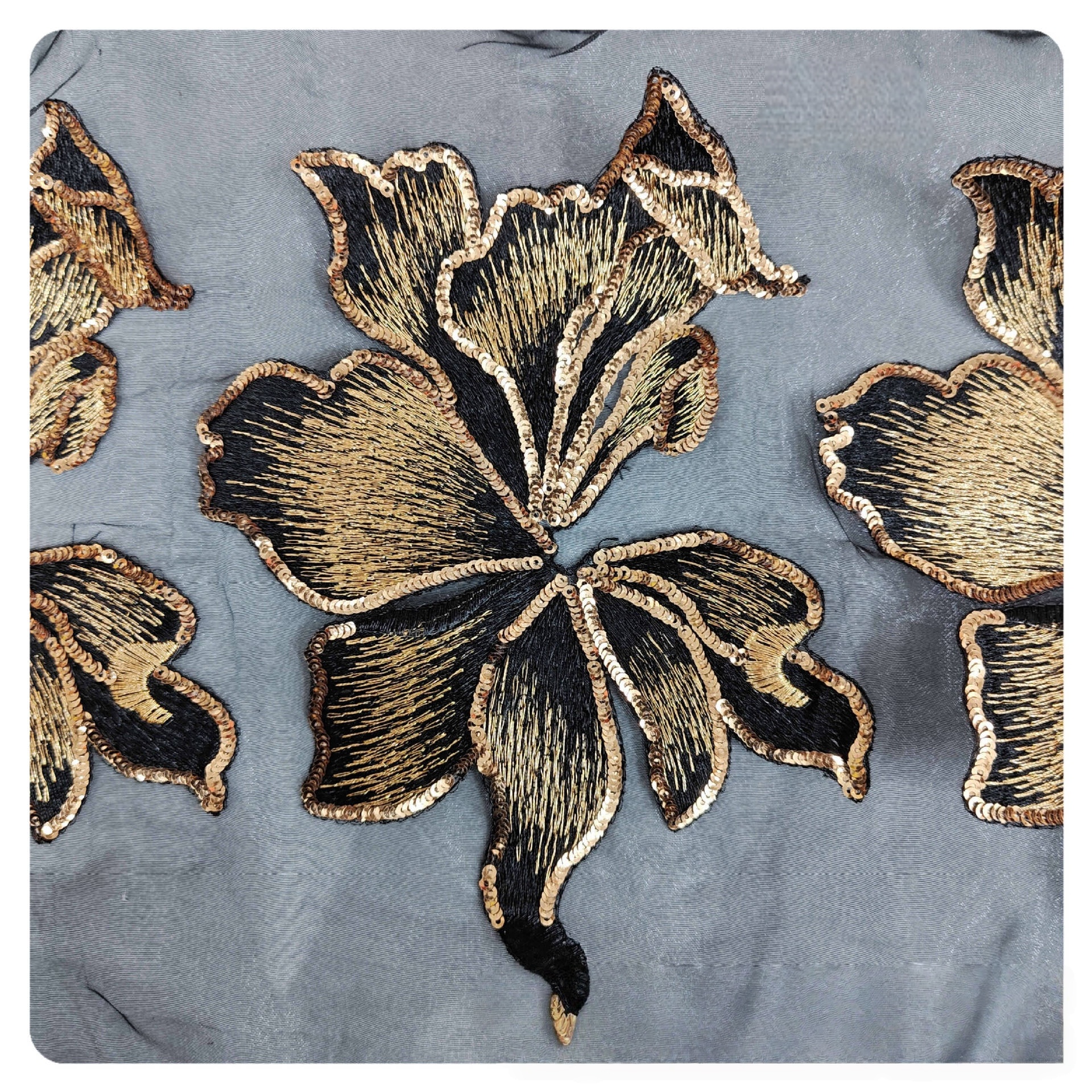 Organza Embroidery Applique Pa - Embellish Craft reseña y precio