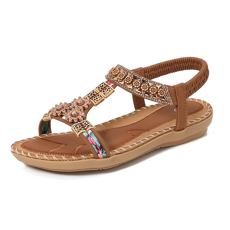 Fashion Bohemian Summer Sandal - Sew On Rhinestone reseña y precio