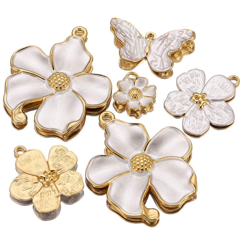 4PCS Stainless Steel White Cha - Embellishment Crafts reseña y precio