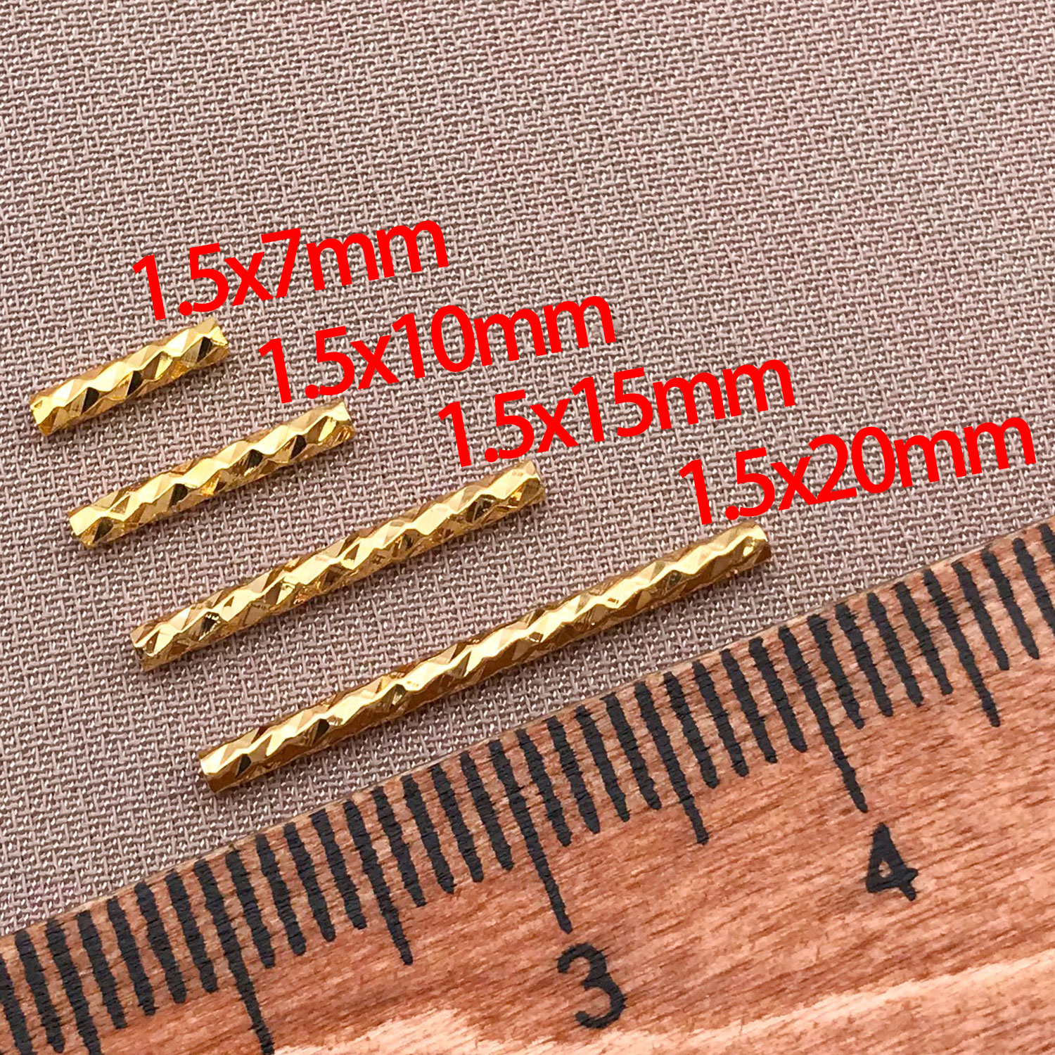 20pcs 18K Copper Plated True G - Embroidery Embellishments reseña y precio